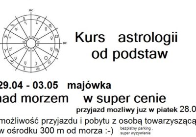 KURS ASTROLOGII majówka 2023