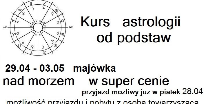 KURS ASTROLOGII majówka 2023